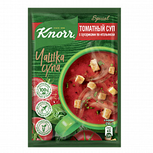 Суп томатный KNORR ЧАШКА СУПА с сухариками по-итальянски, 18г