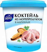 Коктейль из морепродуктов БАЛТИЙСКИЙ БЕРЕГ в маринаде, 390г