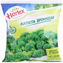 Капуста брокколи HORTEX быстрозамороженная, 400г