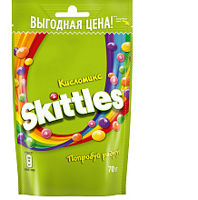 Жевательное драже SKITTLES кисломикс, 70г