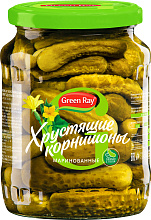 Корнишоны GREEN RAY маринованные, 370мл