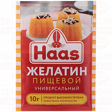 Желатин пищевой HAAS универсальный, 10г