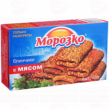 Блинчики МОРОЗКО с мясом, 420г