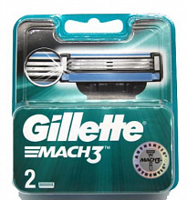 Кассеты сменные GILLETTE MACH3 2 шт