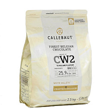 Шоколад белый CALLEBAUT таблетки 25,9%, 2.5кг