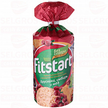 Хлебцы FITSTART брусника имбирь мед, 100г