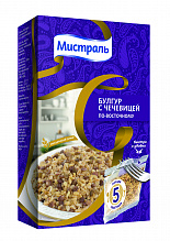 Булгур с чечевицой МИСТРАЛЬ по-восточному, в пакетиках, 400г