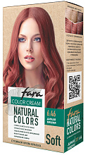 Крем-краска стойкая для волос FARA NATURAL COLORS SOFT тон 327 дикая вишня 6.46, 65г