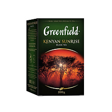 Чай чёрный GREENFIELD кениан санрайз, 200г