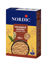 Хлопья гречневые NORDIC, 550г