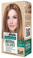 Крем-краска стойкая для волос FARA NATURAL COLORS SOFT тон 306 золотистый каштан 6.73, 65г