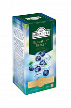 Чай зелёный AHMAD TEA BLUEBERRY BREEZE, 25 пакетиков