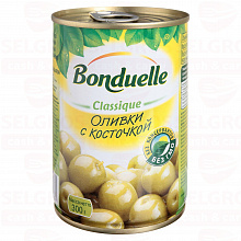 Оливки BONDUELLE с косточкой, 314мл