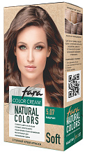 Крем-краска стойкая для волос FARA NATURAL COLORS SOFT тон 305 каштан 5.07, 65г