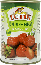 Клубника консервированная LUTIK в сиропе, 425мл