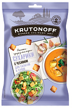 Сухарики KRUTONOFF со вкусом чеснока, 100г