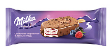 Мороженое MILKA BISCUITS эскимо лесные ягоды, 64г