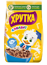 Хлопья пшеничные NESTLE ХРУТКА алфавит шоколадный, 230г