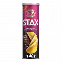 Чипсы LAY'S STAX ароматные ребрышки, 140г