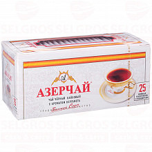 Чай чёрный AZERCAY бергамот 25х2г, 50г