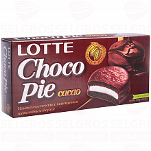 Печенье LOTTE CHOCO PIE какао, 168г