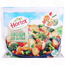 Овощи для жарки HORTEX с рисом и приправой по-восточному быстрозамороженные, 400г