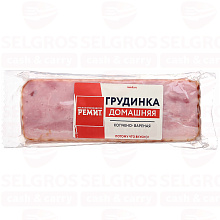 Грудинка домашняя РЕМИТ копчено-вареная, 390г