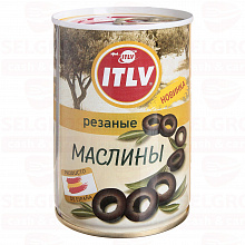 Маслины ITLV резаные, 314г