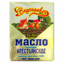 Вкусняев масло 72,50%, 180г