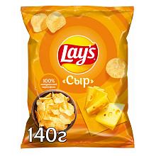 Чипсы LAY'S сыр, 140г