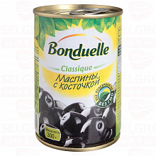 Маслины BONDUELLE с косточкой, 314мл