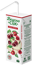 Напиток сокосодержащий ВКУСНОСОК яблочно-вишнёвый, 200мл