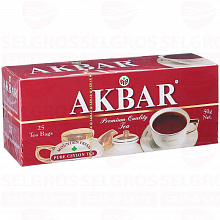 Чай чёрный AKBAR 25х2г, 50г