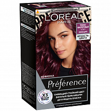 Краска для волос L'OREAL PREFERENCE 4.261 темно-фиолетовый венеция