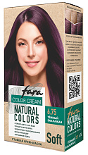 Крем-краска стойкая для волос FARA NATURAL COLORS SOFT тон 321 темный баклажан 6.75, 65г